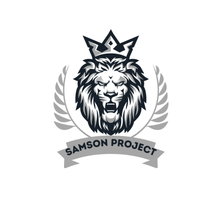 Black and White Illustrative Lion E-Sports Gaming Logo (Place Card) (3)