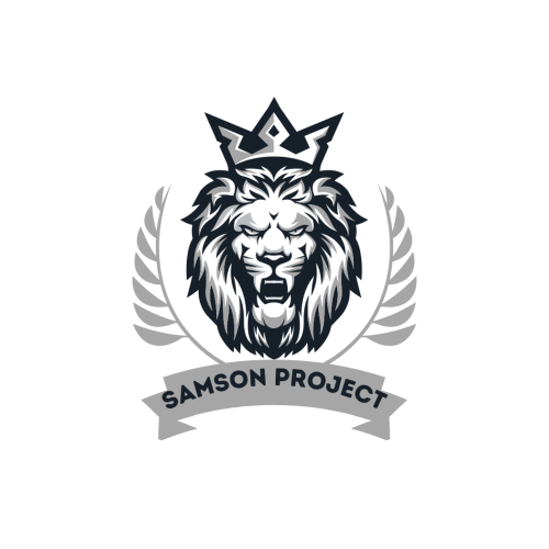 Black and White Illustrative Lion E-Sports Gaming Logo (Place Card) (3)